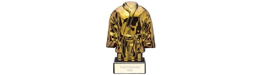 GOLD VIPER LEGEND MARTIAL ARTS LEGEND TROPHY - 5 SIZES - 13.5CM - 21.5CM